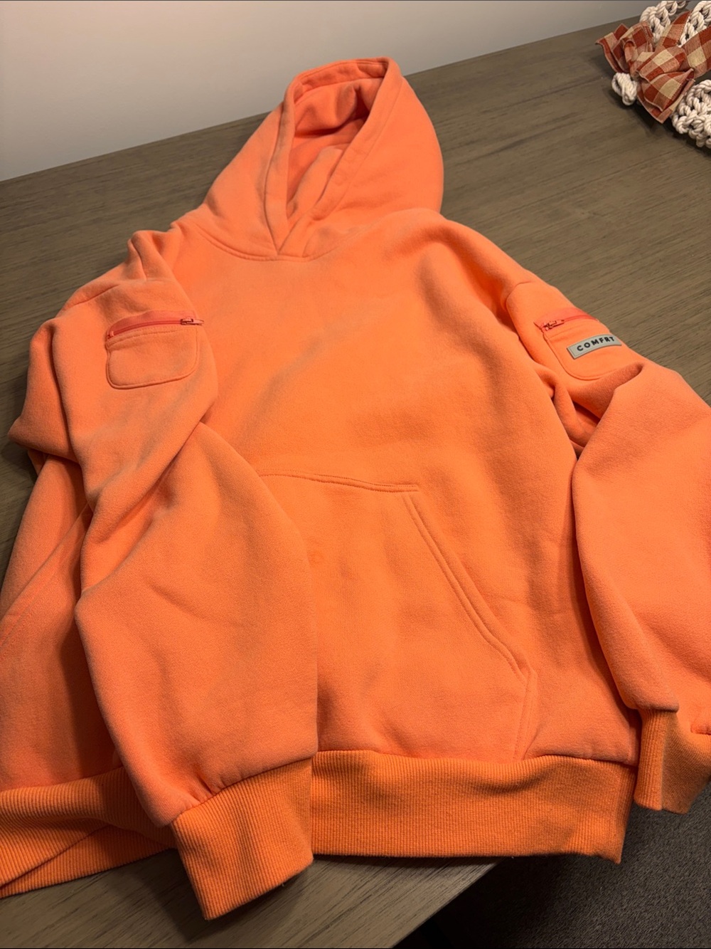 Comfrt coral Travel Mode Hoodie - unisex Pullover Sweatshirt